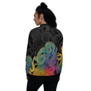 Octopus Rainbow Unisex Bomber Jacket